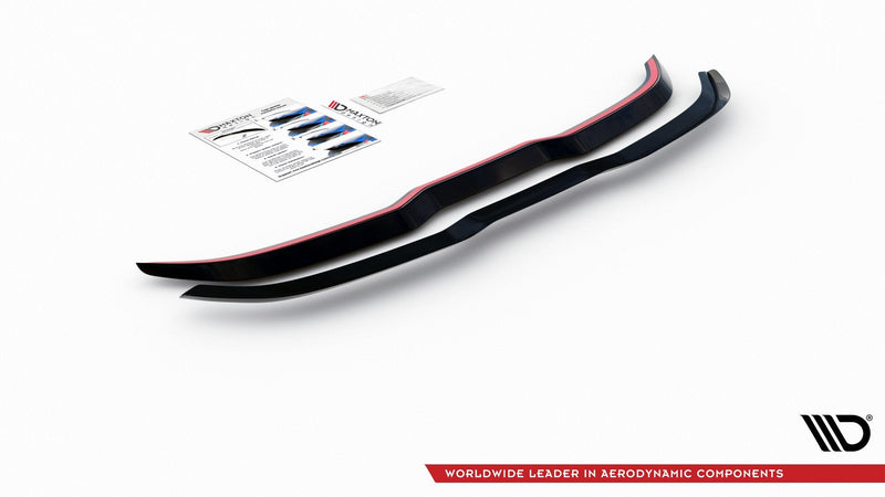 Maxton spoiler cap til Ford Focus Hatchback ST Mk4 – blank sort – billede 10 af 10