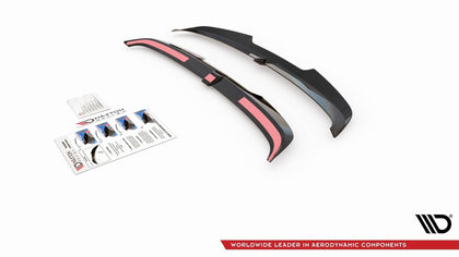 Maxton spoiler cap til Audi RS3 / S3 / A3 S-Line Sportback 8Y / 8Y Facelift – blank sort – billede 3 af 4