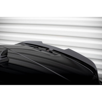 Maxton spoiler cap til Audi RS3 / S3 / A3 S-Line Sportback 8Y / 8Y Facelift – blank sort – billede 1 af 4