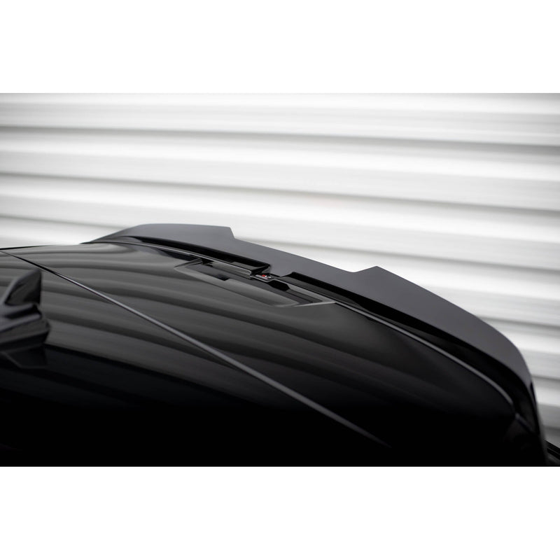 Maxton spoiler cap til Audi RS3 / S3 / A3 S-Line Sportback 8Y / 8Y Facelift – blank sort – billede 1 af 4