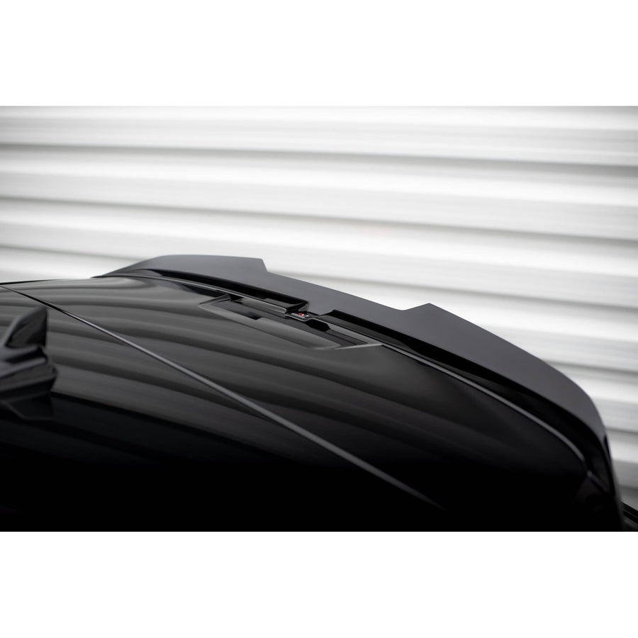 Maxton spoiler cap til Audi RS3 / S3 / A3 S-Line Sportback 8Y / 8Y Facelift – blank sort – billede 1 af 4