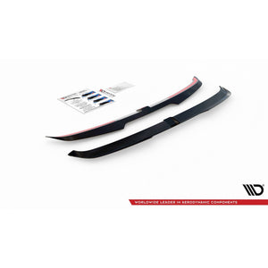 Maxton spoiler cap til Audi RS3 / S3 / A3 S-Line Sportback 8Y / 8Y Facelift – blank sort – billede 4 af 4