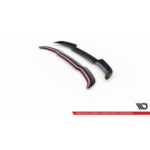 Maxton spoiler cap til BMW 1 M135i / 128ti / M-Pack F40 – blank sort – billede 4 af 5