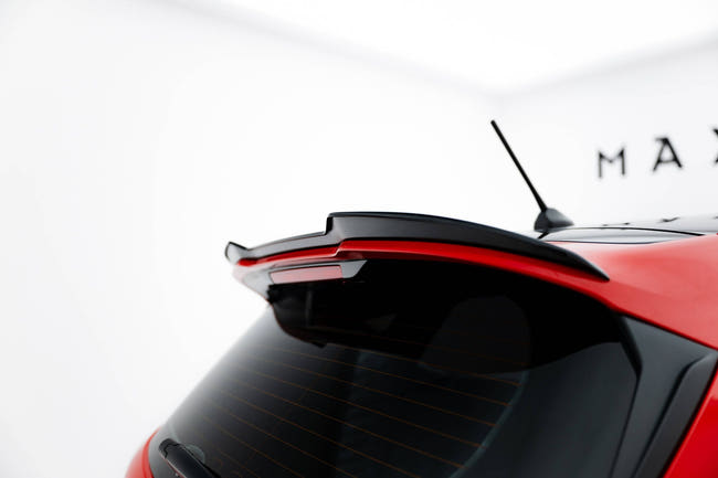 Maxton spoiler cap til Ford Fiesta Mk8 ST / ST-Line – blank sort – billede 2 af 13