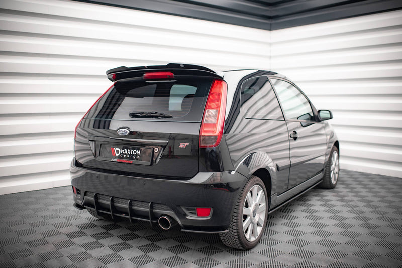 Maxton spoiler cap til Ford Fiesta ST Mk6 – blank sort – billede 2 af 5
