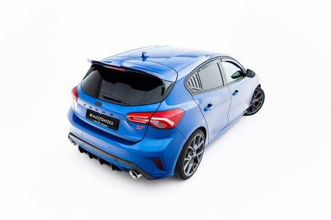 Maxton spoiler cap til Ford Focus Hatchback ST Mk4 – blank sort – billede 1 af 7