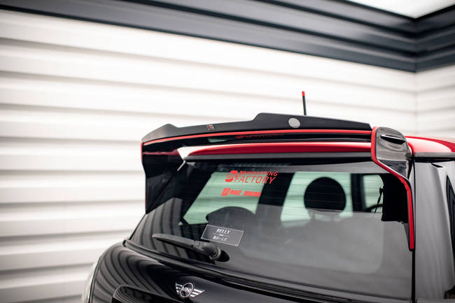 Maxton spoiler cap til Mini Cooper John Cooper Works R56 – blank sort – billede 1 af 5