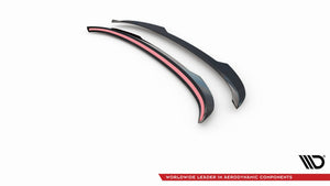 Maxton spoiler cap til Toyota Yaris Mk4 – blank sort – billede 4 af 5