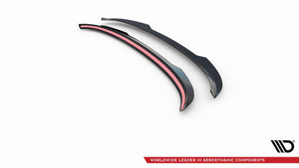 Maxton spoiler cap til Toyota Yaris Mk4 – blank sort – billede 4 af 5