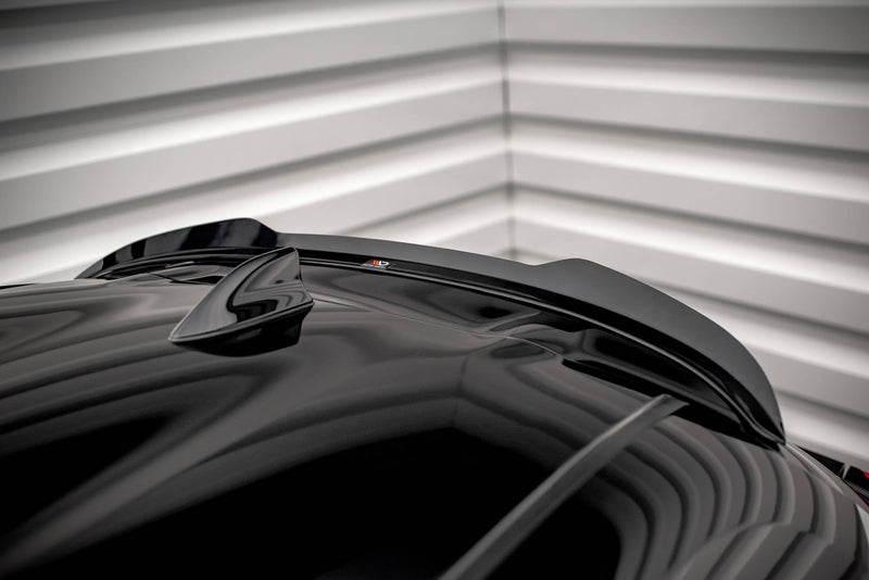 Maxton spoiler cap til Toyota Yaris Mk4 – blank sort – billede 3 af 5