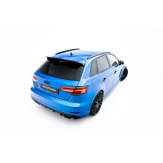 Maxton spoiler cap til Audi RS3 Sportback 8V / 8V Facelift – blank sort – billede 1 af 6