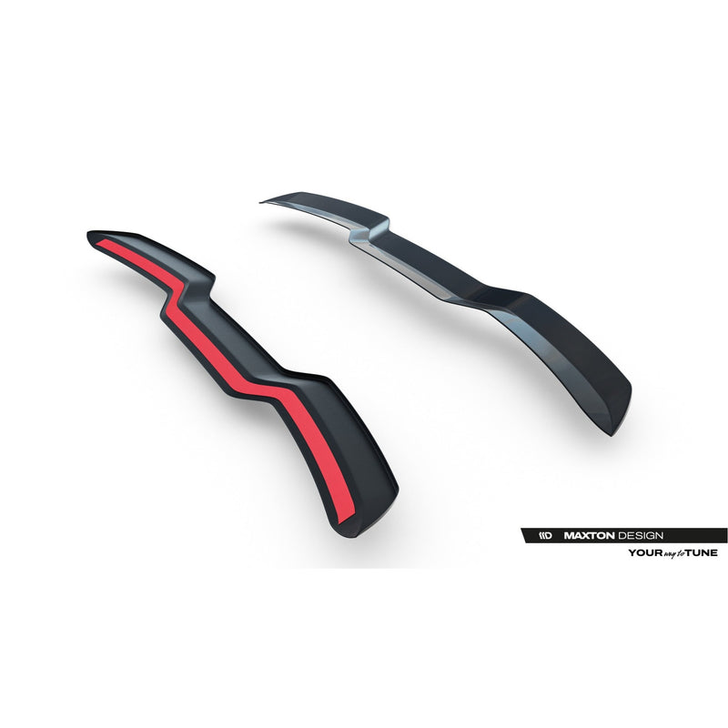 Maxton spoiler cap til Audi RS3 Sportback 8V / 8V Facelift – blank sort – billede 6 af 6