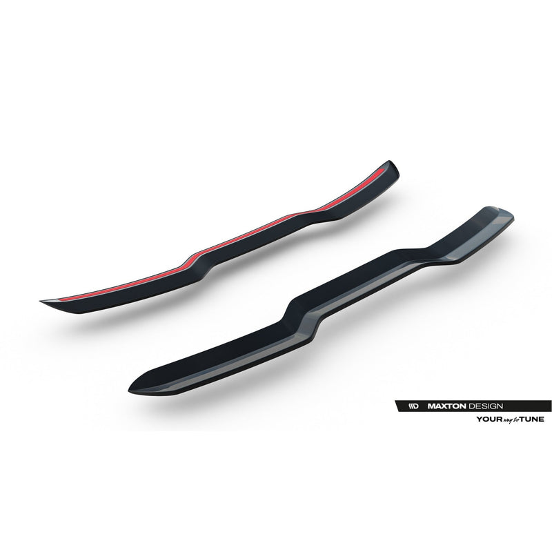 Maxton spoiler cap til Audi RS3 Sportback 8V / 8V Facelift – blank sort – billede 5 af 6