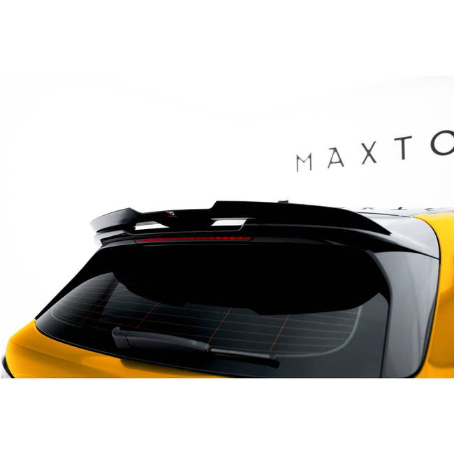Maxton spoiler cap til BMW 1 M-Pack F70 – blank sort – billede 1 af 7