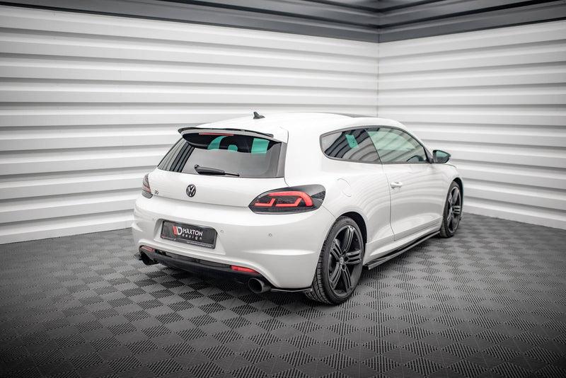 Maxton spoiler cap til Volkswagen Scirocco R – blank sort – billede 2 af 5