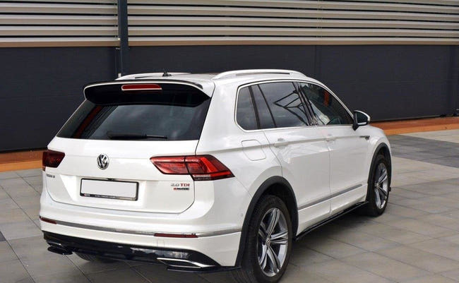 Maxton spoiler til Seat Tarraco FR Mk1 / Volkswagen Tiguan R / R-Line Mk2 / Mk2 Facelift – blank sort – billede 2 af 4