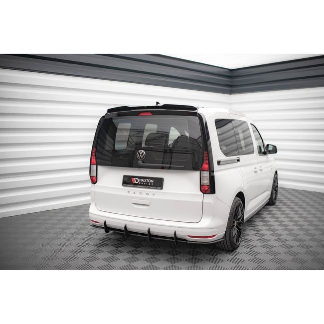 Maxton spoiler cap til Volkswagen Caddy Mk5 – blank sort – billede 2 af 5