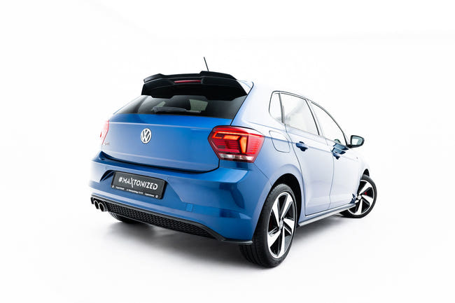 Maxton spoiler til Volkswagen Polo GTI / R-line Mk6 / Mk6 Facelift – blank sort – billede 2 af 6