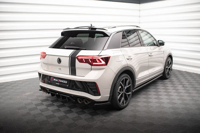 Maxton spoiler cap til Volkswagen T-Roc R / R-Line Mk1 – blank sort – billede 2 af 8