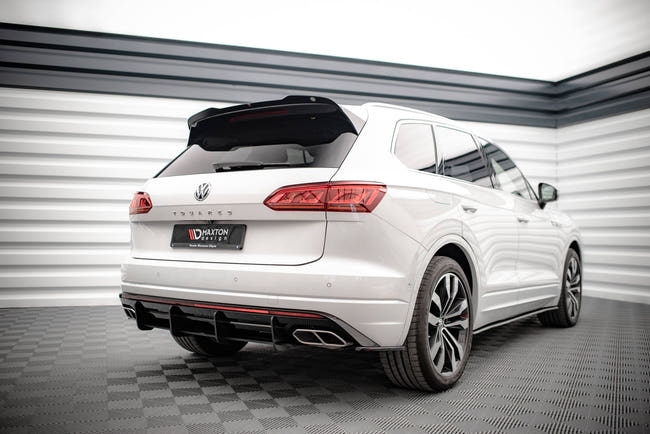 Maxton spoiler cap til Volkswagen Touareg R-Line Mk3 – blank sort – billede 2 af 5