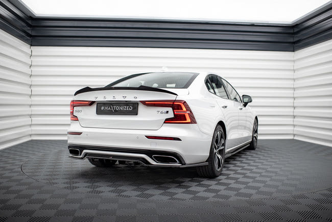 Maxton spoiler cap til Volvo S60 R-Design Mk3 – blank sort – billede 2 af 5
