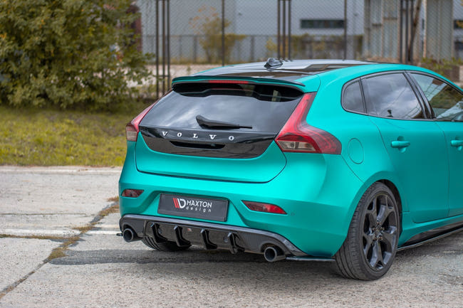 Maxton spoiler til Volvo V40 – blank sort – billede 2 af 9