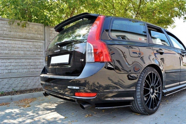 Maxton spoiler cap til Volvo V50F R-DESIGN – blank sort – billede 2 af 6