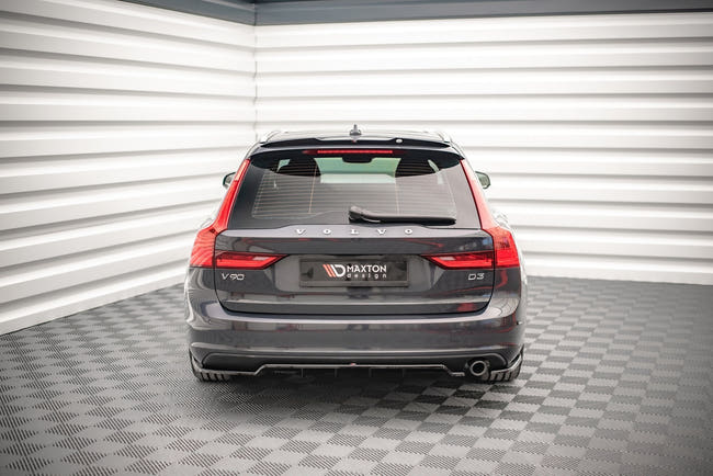 Maxton spoiler cap til Volvo V90 Mk2 – blank sort – billede 2 af 4