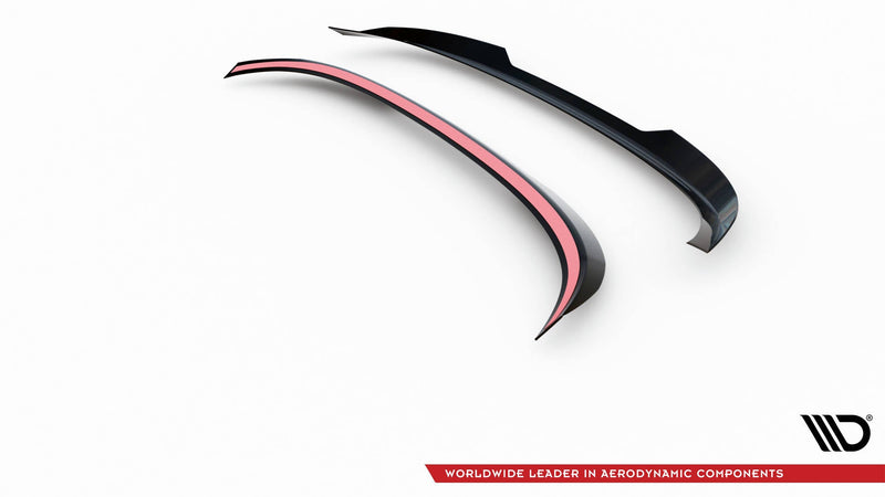 Maxton spoiler cap til Volvo XC60 Mk1 Facelift – blank sort – billede 4 af 6
