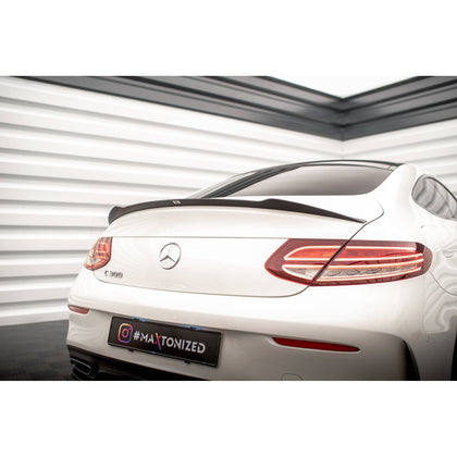 Maxton spoiler til Mercedes- Benz C Coupe AMG-Line C205 Facelift – blank sort – billede 1 af 5
