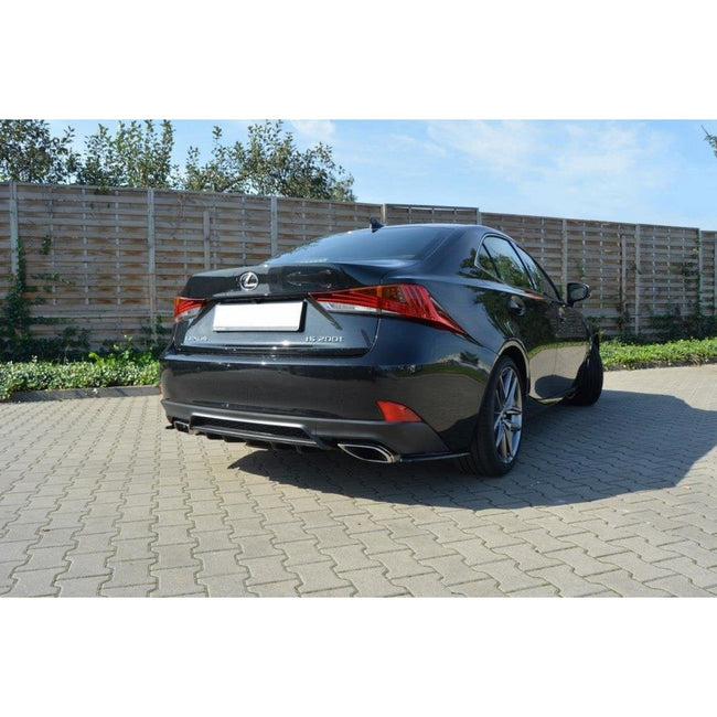 Maxton rear valance til Lexus IS Mk3 Facelift T – blank sort – billede 1 af 5