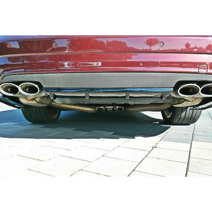 Maxton rear valance til Mercedes CLS C219 55AMG – blank sort – billede 2 af 5