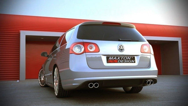 Maxton bagkofanger til Volkswagen Passat B6 ( R-LINE Look ) 2 ExhaustS