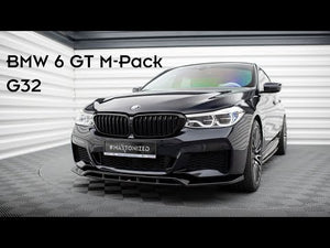 Maxton sideskørter til BMW 6 GT G32 M-Pack – blank sort – video