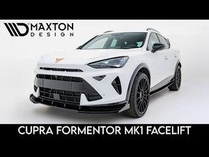 Maxton sideskørter til Cupra Formentor Mk1 Facelift – blank sort – video