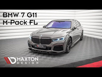 Maxton sideskørter til BMW 7 M-Pack G11 – blank sort – video