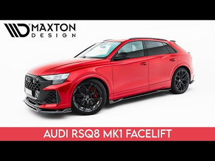 Maxton spoiler cap til Audi RSQ8 Mk1 Facelift – blank sort – video