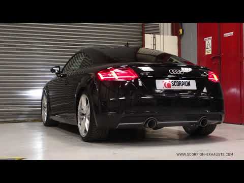 Scorpion cat-back udstødning til Audi TT – ikke-resoneret, video