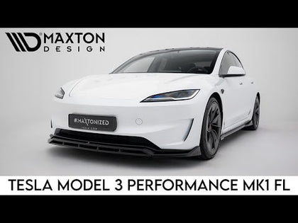 Maxton rear splitter til Tesla Model 3 Performance Mk1 Facelift – video