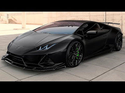 Maxton sideskørter til Lamborghini Huracan EVO – blank sort – video
