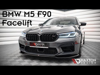 Maxton sideskørter til BMW M5 F90 – blank sort – video