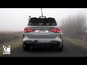 Scorpion mellemrør til BMW X3 M LCI, video