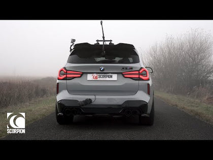 Scorpion mellemrør til BMW X3 M LCI, video