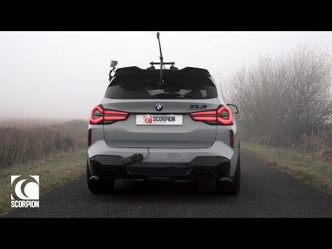 Scorpion mellemrør til BMW X3 M LCI, video