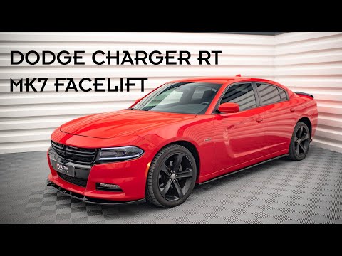 Maxton sideskørter til Dodge Charger RT Mk7 Facelift – blank sort – video
