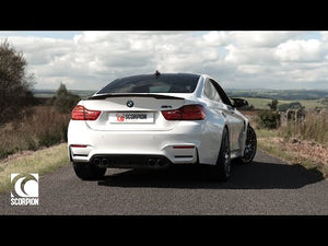 Scorpion mellemrør til BMW M3 F80 og M4 F82/F83, video