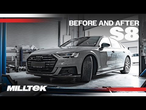 Lydprøve: Milltek endrør til Audi S8 D5 4.0 TFSI V8 sedan / saloon - standard akselafstand
