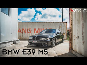 Maxton sideskørter til BMW M5 / 5 M-Pack E39 – blank sort – video