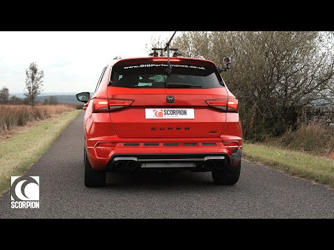Scorpion GPF-back udstødning til CUPRA Ateca med ventiler, video