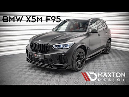 Maxton sideskørter til BMW X5M F95 / F95 Facelift – blank sort – video